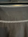 Damen Trachten Rock Schwarz mit Blumenmuster Gr. 38