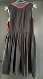 Damen Trachten Dirndl ärmellos Rot, schwarz, ca. Gr. 36 v. Oscartrachten