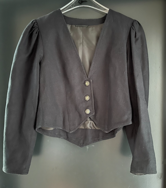 Damen Trachten Janker/Jacke Schwarz ca. Gr. 40