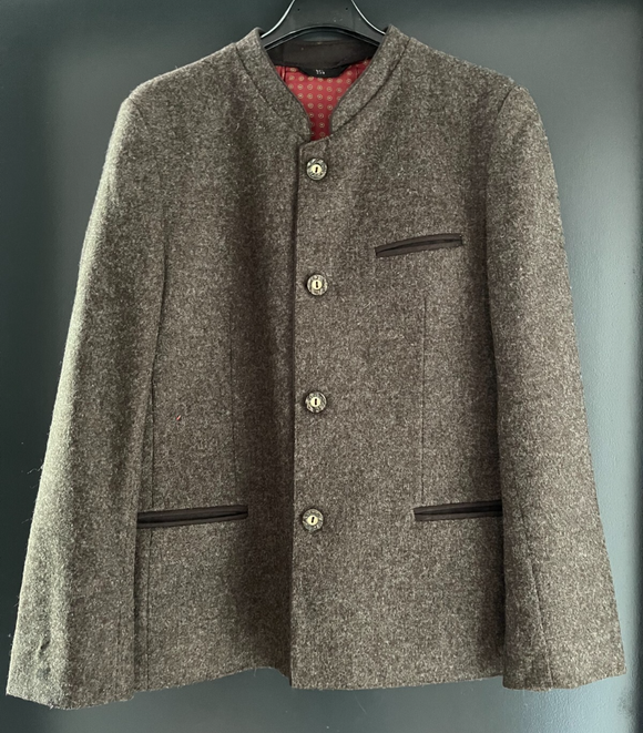Kinder Trachten Janker/Jacke braun Gr. 164 v. Trachten Orth