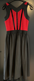 Damen Trachten Dirndl ärmellos Rot, Schwarz Gr. 40 v. Tostmann