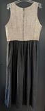 Damen Trachten Dirndl ärmellos Schwarz Grau Gr. 44 v. Berwin & Wolff