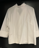 Damen Trachten Dirndl Bluse 3/4 Arm weiß ca. Gr. 46 v. Landhaus