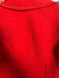 Damen Trachten Janker/Jacke Rot Gr. 40 v. Münchner Strickmoden