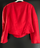 Damen Trachten Janker/Jacke Rot ca. Gr. 38 v. Berwin & Wolff