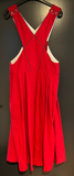 Damen Trachten Dirndl ärmellos Rot Gr. 46 v. Salzburger-Dirndl-Look