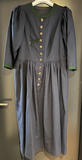 Damen Trachten Dirndl langarm Blau, Grün ca. Gr. 42