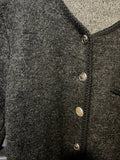 Damen Trachten Janker/Jacke Grau ca. Gr. 42 v. C&A