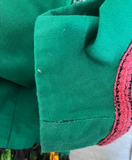 Damen Trachten Dirndl ärmellos grün, schwarz gemustert ca. Gr. 38 v. Höck