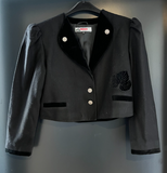 Damen Trachten Janker/Jacke Schwarz Gr. 40 v. Alphorn
