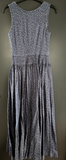 Damen Trachten Dirndl ärmellos Blau gemustert ca. Gr. 36