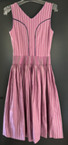 Damen Trachten Dirndl ärmellos Lila gemustert ca. Gr. 34