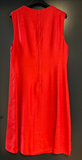 Damen Trachten Dirndl ärmellos Rot ca. Gr. 42 v. Edelweiss Boutique