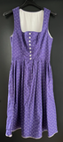 Damen Trachten Dirndl ärmellos Lila, Weiß gemustert ca. Gr. 36