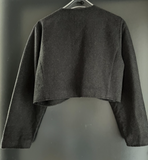 Damen Trachten Janker/Bolero Dunkelgrau ca. Gr. 42