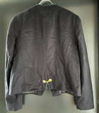 Damen Trachten Janker/Jacke Dunkelblau mit Stickerei ca. Gr. 40 v. HMC