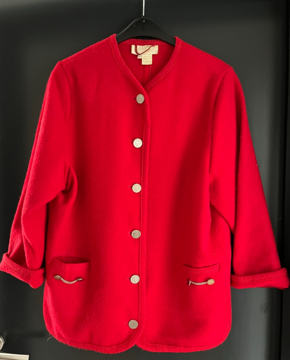 Damen Trachten Janker/Jacke Rot ca. Gr. 42 v. Apart Fashion