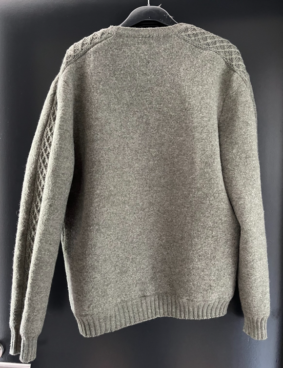 Damen Trachten Janker/Jacke grau-grün ca. Gr. 56 v. Original Boos