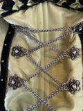 Damen Trachten Dirndl ärmellos Grün, Schwarz ca. Gr. 40 v. Berghaus