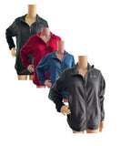 MAUI Damen Fleecejacke schwarz blau rot grau  Gr.  M L XL