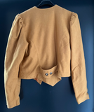 Damen Trachten Janker/Jacke Gelb ca. Gr. 36 v. C&A