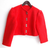 Damen Trachten Janker/Jacke rot Gr. 42 v. C&A