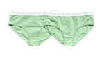 Damen Sommer Slip 2er-Pack Blau/Blau gem., Grün/Grün, Grau/Grau gem. Gr. S, M, L