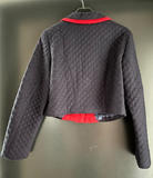 Damen Trachten Janker/Jacke Blau, Rot ca. Gr. 38 v. Chiemseer Trachten