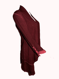 Capuccino Damen Cardigan Jacke Rot Gr. 38