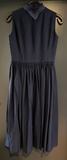 Damen Trachten Dirndl ärmellos Blau hochgeschlossen Gr. 40 v. Distler