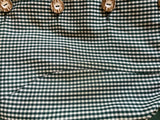 Damen Trachten Dirndl kurzarm grün, weiß kariert ca. Gr. 40/42