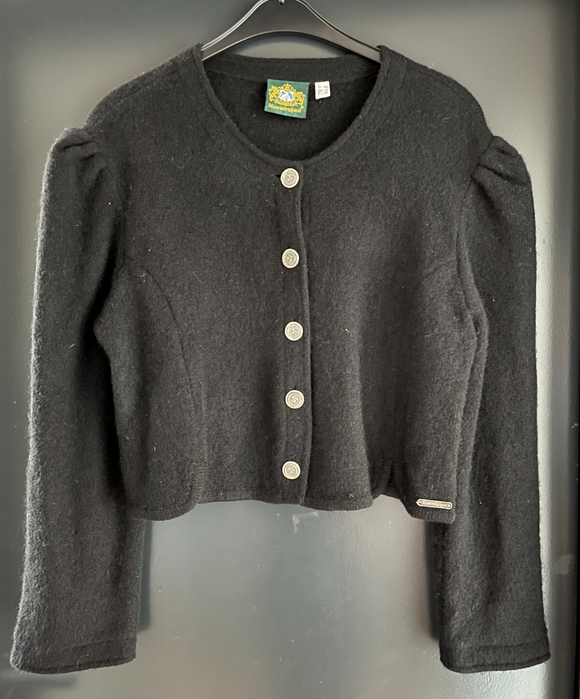 Damen Trachten Janker/Jacke schwarz ca. Gr. 42 v. Hammerschmid