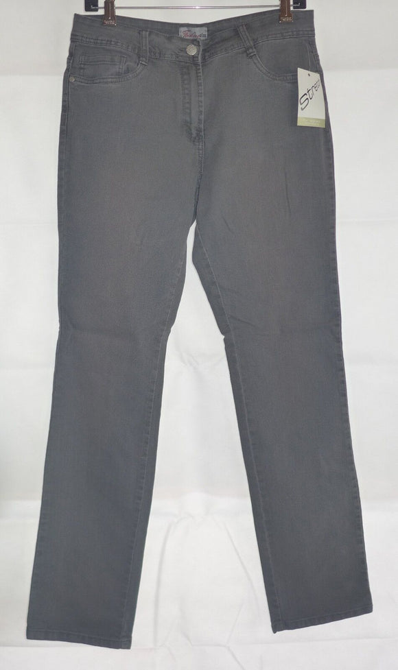 Fashionalm Damen Trachten Jeans  grau Gr. 38, 40, 42, 44, 46, 48 NEU