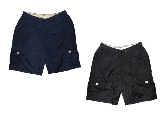 Herren Bermuda Shorts schwarz, blau Gr. M 48/50, L 52/54, XL 56