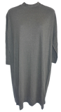 VILA Damen Kleid Longshirt 3/4 Arm VICHAOS grau Gr. XS, S, M