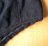 Damen 3er Pack Slip Hipster Unterhosen Spitze weiß schwarz Gr. 36/38, 40/42 NEU!