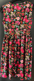 Damen Trachten Kleid/Dirndl Blumenmuster Gr. 36