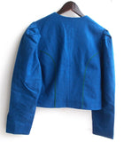 Damen Trachten Janker/Jacke blau u. grün Gr. 44 v. Collection Kraft