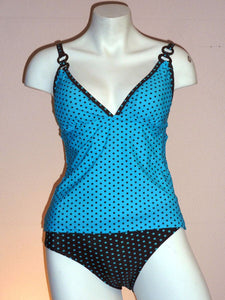 Tankini Barbados Braun/Türkis Gr. 38B, 38C, 40B, 40C, 40D, 42C