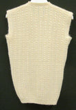 Damen Trachten Weste wollweiß ca. Gr. 42