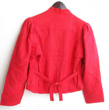 Damen Trachten Janker/Jacke rot Gr. 34 v. Distler