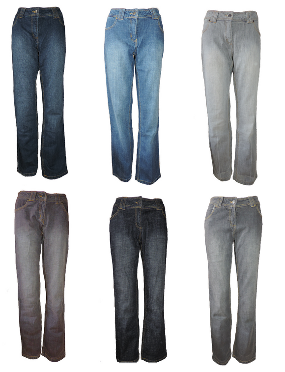 Damen Jeans Blau Grau Schwarz Braun Gr. 18 19 22 36 38 40 42 44