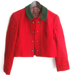 Damen Trachten Janker/Jacke rot Gr. 40 v. Hansi Trachten