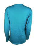 Capuccino Damen Pullover Langarm Türkis Gr. 38