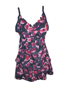 BECO Damen Tankini / Rock schwarz gemustert Cup D Gr. 38, 40, 42, 44, 46 NEU!!!