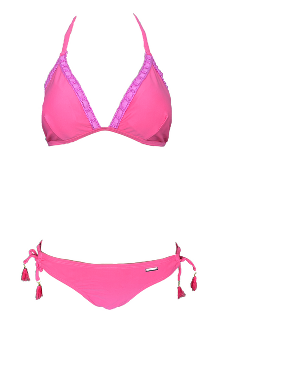 Bikini ohne Bügel Rosa  Gr. 38