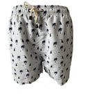 Herren Badeshort Gem. Grau Gr. M