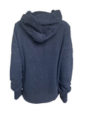 Damen Sweatjacke Kapuzenjacke Langarm Navy Gr. M