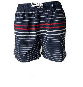 Herren Badeshort Navy Grau Türkis Gr. M