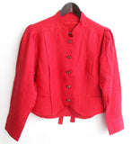 Damen Trachten Janker/Jacke rot Gr. 34 v. Distler